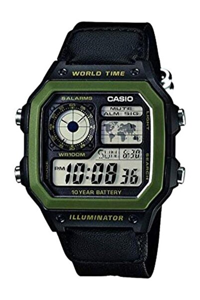 Casio Men's Classic Digital Watch AE-1200WHB-1BVDF - 42 mm - Black