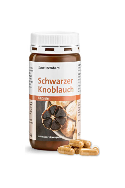 sanct bernhard Capsule usturoi negru 500 mg 120 buc