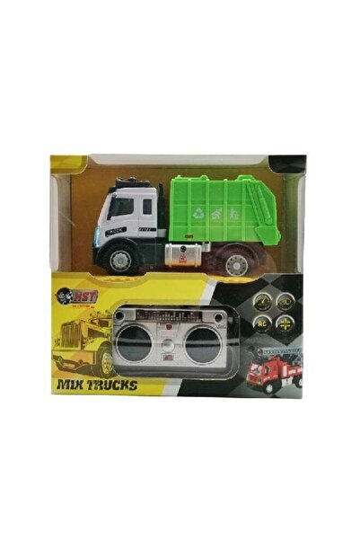 Generic HST 4-Way Drive Garbage Truck with Remote Control for Kids Green and ...