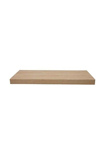 Generic HoneyBee Rectangular Wall Mounted MDF Floating Shelf Oak