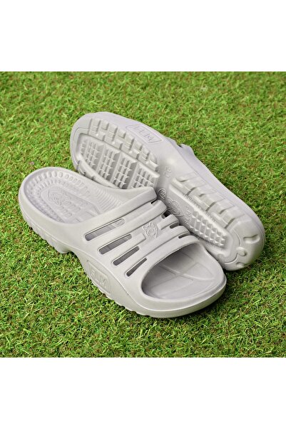 Flame Women's Gray Rubber Outdoor Slippers, F9005