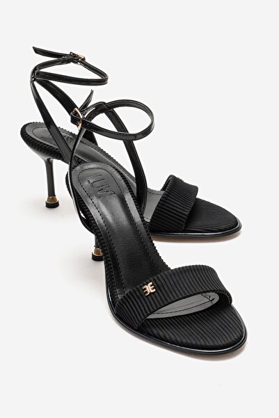 LuviShoes ARLETTE Pantofi negri pentru femei toc stiletto u