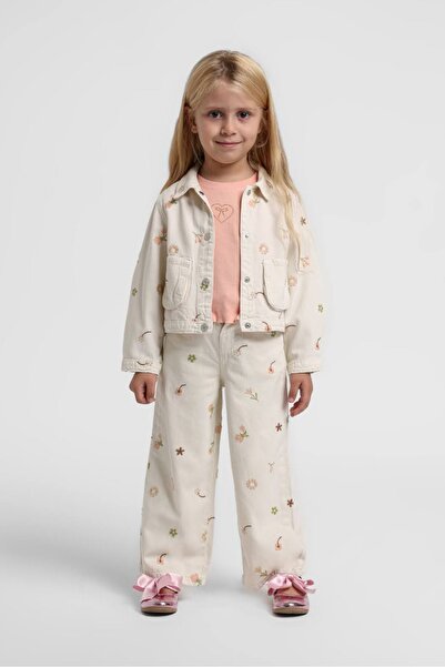 HAUSEkids 1-5 Yaş Cotto Daisy Kız Çocuk 3'Lü Takım-Latte