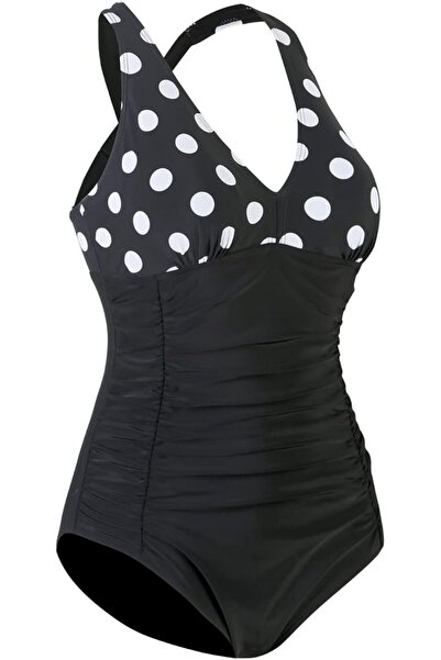 Other Costum de Baie Damă cu Buline - Talie Înaltă, Nylon și Elastan, Decolte...