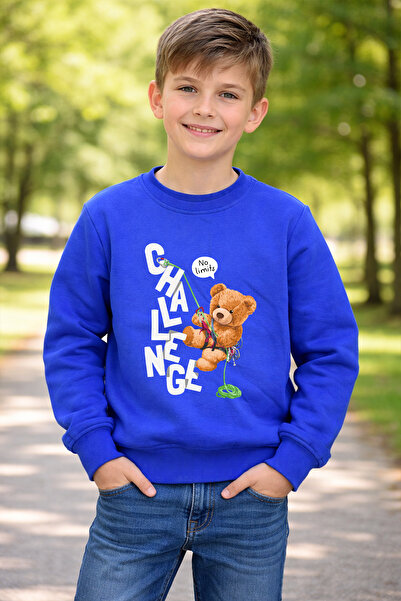 ADABEBEK Hanorac pentru copii cu imprimeu Premium Mountaineer Bear 26201