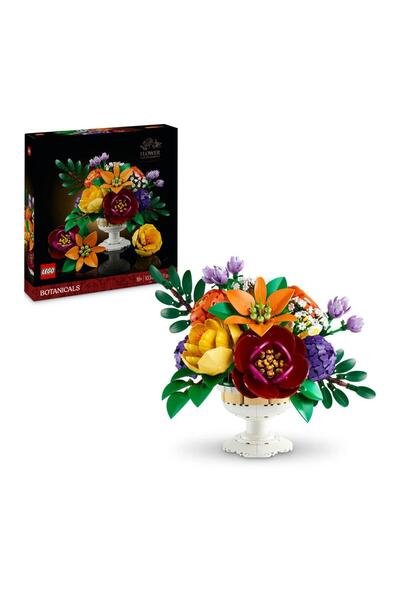 LEGO Botanicals Flower Arrangement Floral Home Decor, Building Kit for Adults...