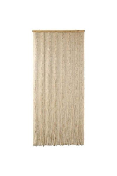 Generic LUANCE Contemporary Design Bamboo Door Curtain Natural 90 x 200 cm