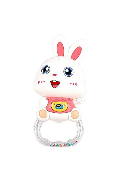 LITTLE ANGEL -Baby Musical Rattle Toy Bunny for Infants - Pink
