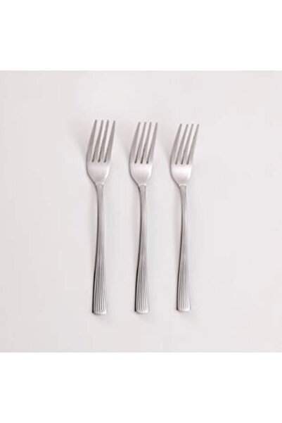 SHOPIENS Small Stainless Steel Forks "Linear" 14.5 cm - 3 pcs
