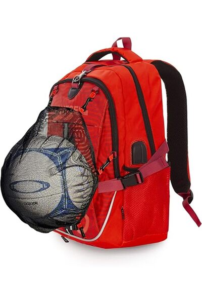 Other Rucsac Sport Copii BONN - Plasa Minge, Material Oxford, Port USB, Lapto...