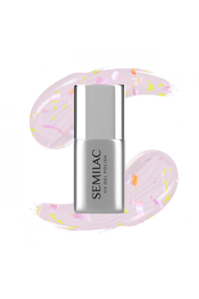 Semilac Vopsea de finisaj fără ștergere, mată, Peach Galaxy T 26