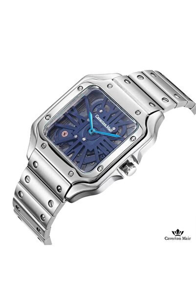 Zarif Classic and modern men's wristwatch with a stainless steel band and a S...