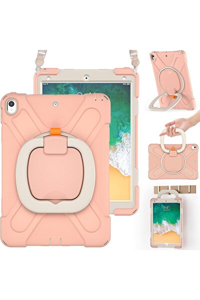 Other Husă iPad Air 3/Pro 10.5 - Protecție 3 Straturi, Suport 360, Curea Umăr...