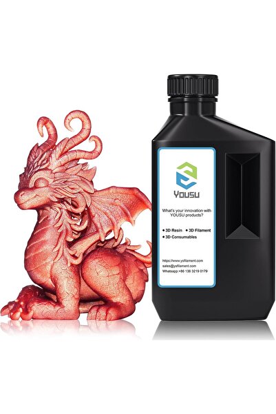 Other Rasina Imprimanta 3D Yousu - Rosu Metalizat, Uscare Rapida UV 405nm, LC...