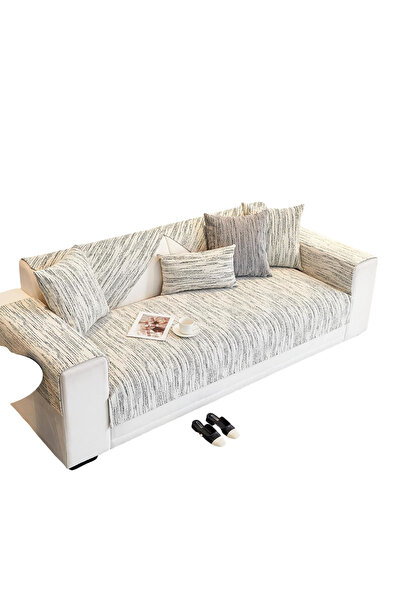 Other Husă Canapea Chenille - Antiderapantă, Protecție Animale, Moale - 110x1...