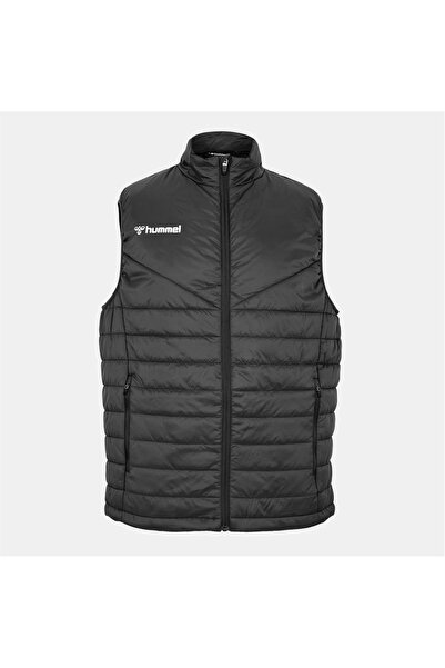 hummel Thin quilted vest, for men, black color, size S/M (55cm chest area)