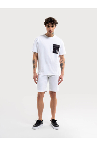 Loft 26YP69000186 شورت رجالي أبيض Lf2035744