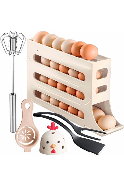 OEM Kitchen Accessories Set - Container, Whisk, Egg Separator - Silicone and ...