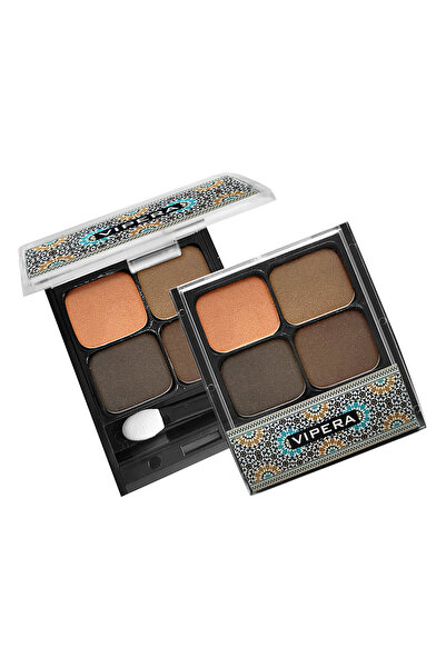 Vipera Fard de pleoape Quatro Vipera, 10 top-flop, multicolor, 6.7 g