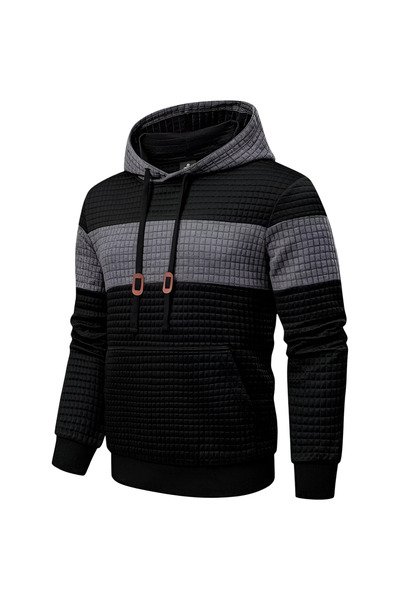 Other Hanorac Barbati cu Gluga - Material Tip Fagure, Casual Sport - Buzunar ...