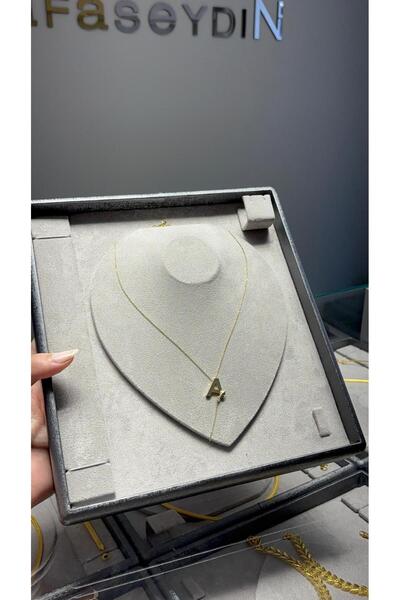 Mustafa Seydin 14 Ayar Altın A Harfli Uçurtmalı Kolye