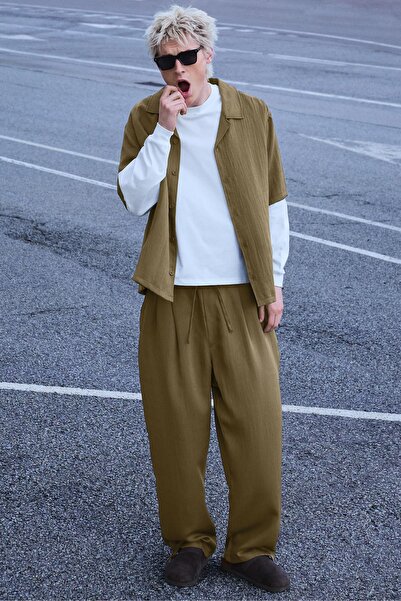 Bershka Rustik superbaggy fit pantolon