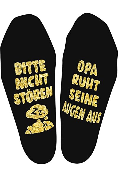 Other Funny Men's Socks - Grandpa Gift, German Message, Non-Slip - Polyester,...