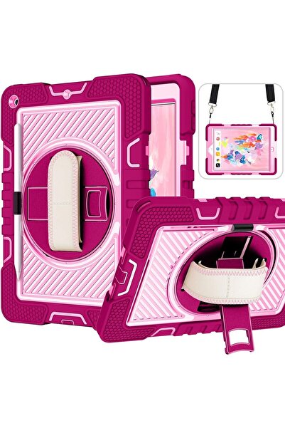 Other Husă iPad 9/8/7 10.2, Rezistentă Șocuri, Suport Rotativ 360, Curea Umăr...