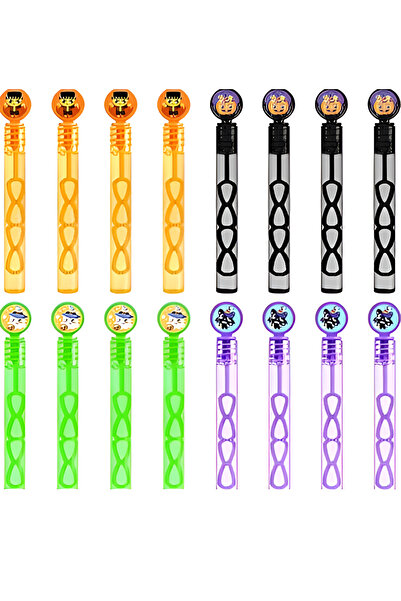 Other Set Baloane de Săpun Halloween - Plastic Non-toxic, 16 Bucăți - 4 ml, 1...