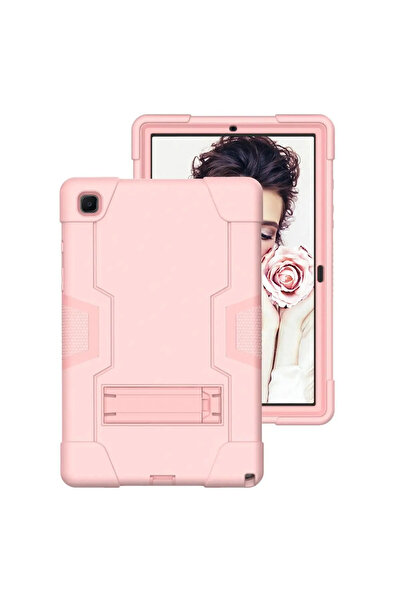Other Husă Samsung Galaxy Tab A7 10.4, Blindată, Stand, Silicon și Plastic, Roz