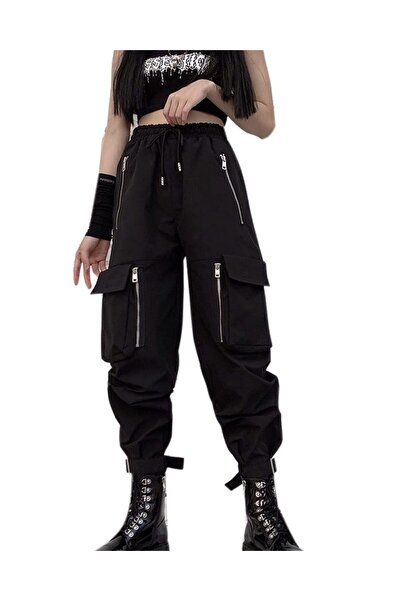 Other Pantaloni Cargo Jogger Damă - Talie Înaltă, Material Respirabil, Stil S...