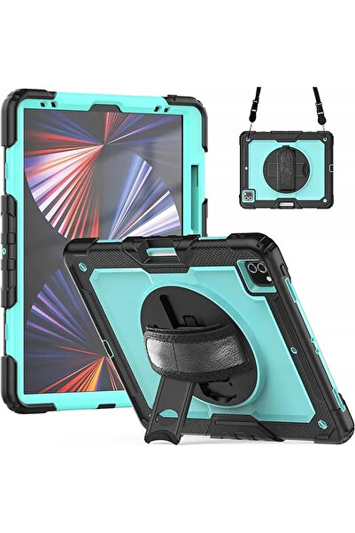 Other Husă iPad Pro 12.9 (2020-2021) - Antishock, Suport 360, Curea Umăr, PC/...