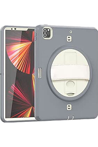 Other Husă iPad Pro 12.9 (2021/20/18) - Armată, Silicon și PC, Suport 360, Cu...