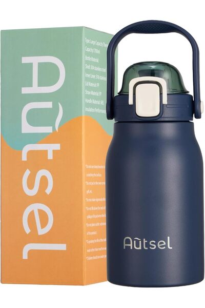 Other Sports Water Bottle with Straw - 316 Stainless Steel, Vacuum Insulated ...