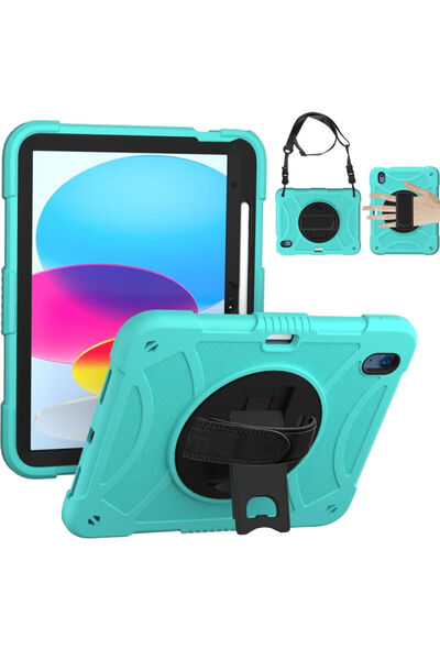 Other Husă Samsung Galaxy Tab A8 10.5 2021 X200 X205 - Blindată, Mâner Rotati...