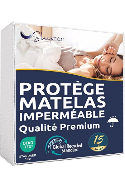 Other SLEEPZEN Mattress Protector - GRS Cotton Fleece, Waterproof, Breathable...