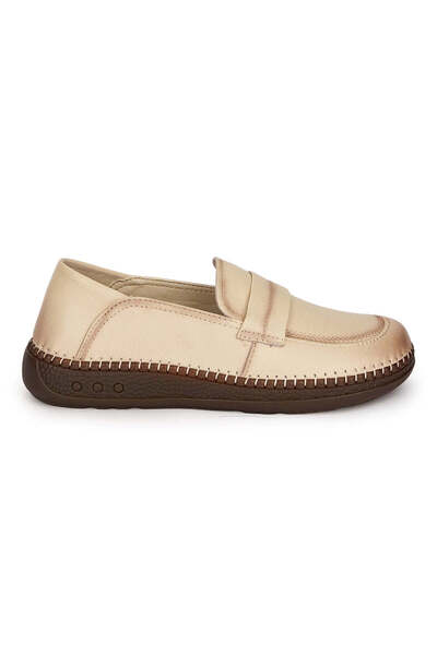 Trenddo Shoes Women's casual shoes made of natural Leather , cream 18715