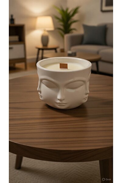 frostwick candles Premium El Yapımı Dekoratif/Sanatsal İnsan Figürlü Ahşap Fi...