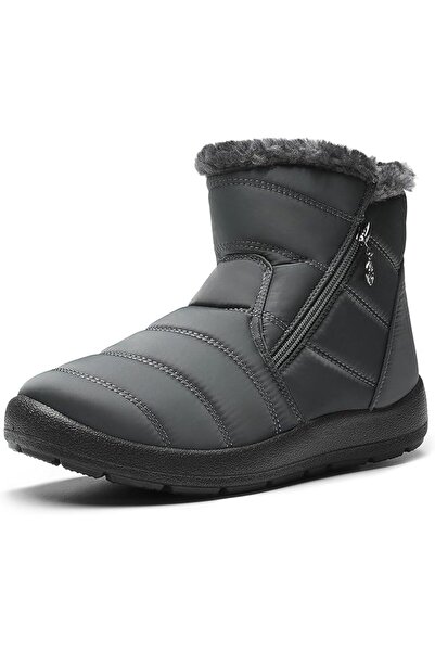 Other Women's Snow Boots - Waterproof, Padded, Nylon - Size 42, Grey