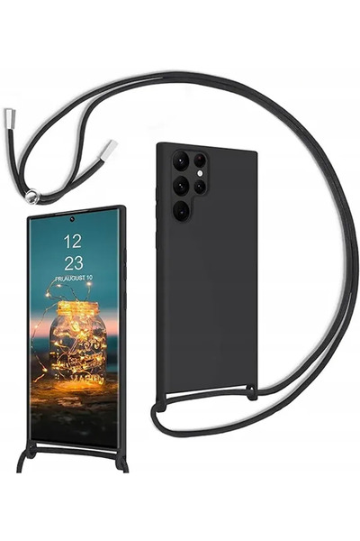 Other Husă Samsung Galaxy S22 Ultra cu Lanț - Silicon TPU, Ultra-Subțire, Tra...