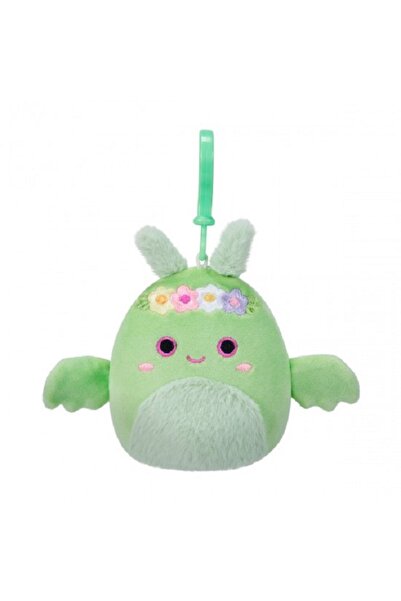 SQUISHMALLOW Jucarie de plus 9cm cu breloc, Tove dragon verde, Squish...