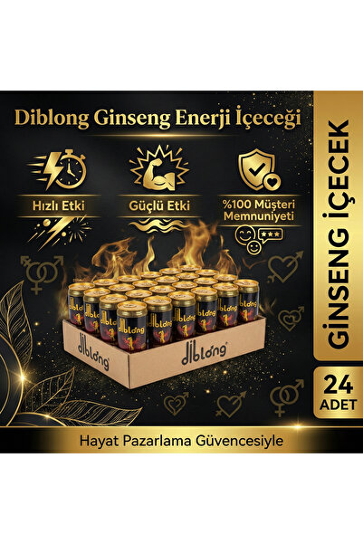 Diblong Ginsengli Enerji İçeceği - 24 Adet Dev Set ( Gizli Gönderim )