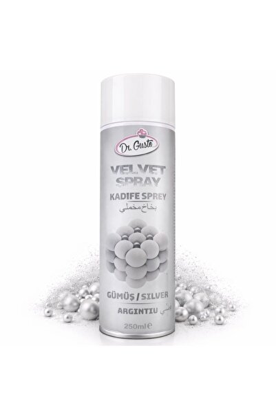 Top Ingrediente Velvet Hair Dye Spray – Velvet Effect - Silver - 250 Millilit...