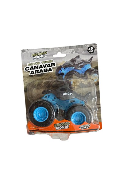 Piccolo Mondi Big Wheel Monster Car Sharks