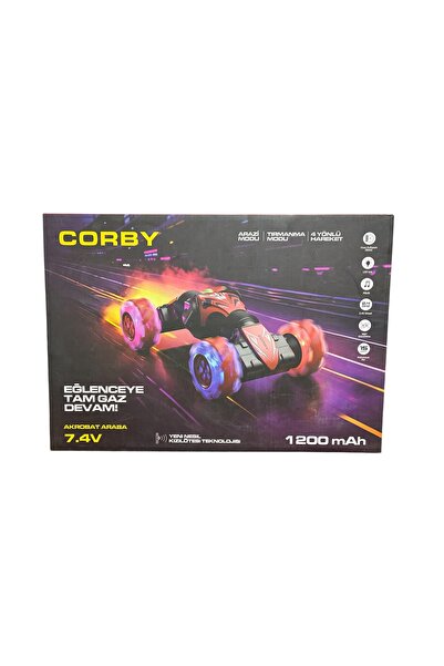 Corby Akrobat Araba 7.4V Kırmızı