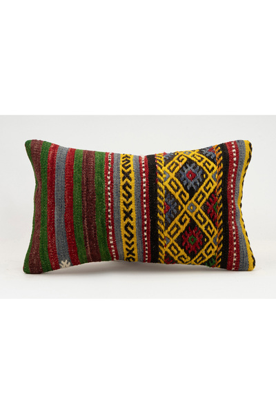 Kilim Whole Sale Vintage Throw Pillow Cover Made from Handmade Rug, Wool, 30X...