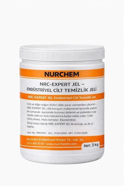 Nurchem Endüstriyel Cilt Temizlik Jeli 3 KG.