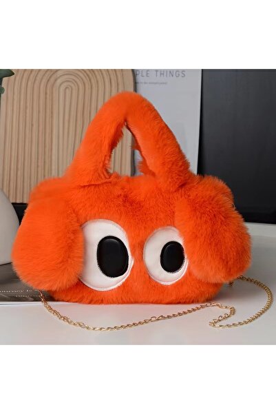 GlassySKY Cute Dog Fur Plush Bag, Gift