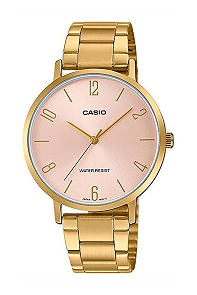 Casio Women's quartz watch with stainless steel bracelet, model LT-01G-4BUDF,...