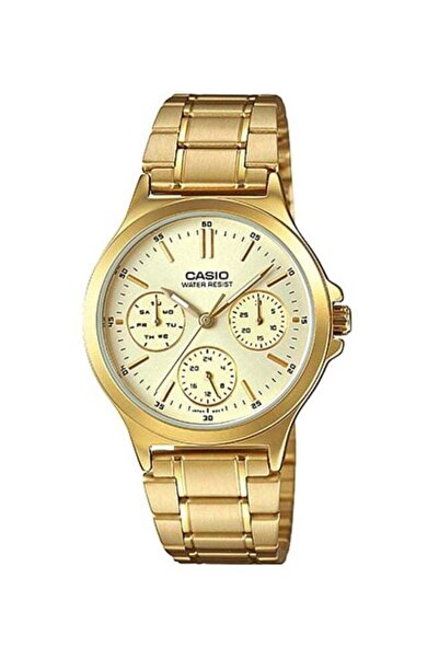 Casio Women's Stainless Steel Analog Watch LTP-V300G-9A - 33 mm - Gold